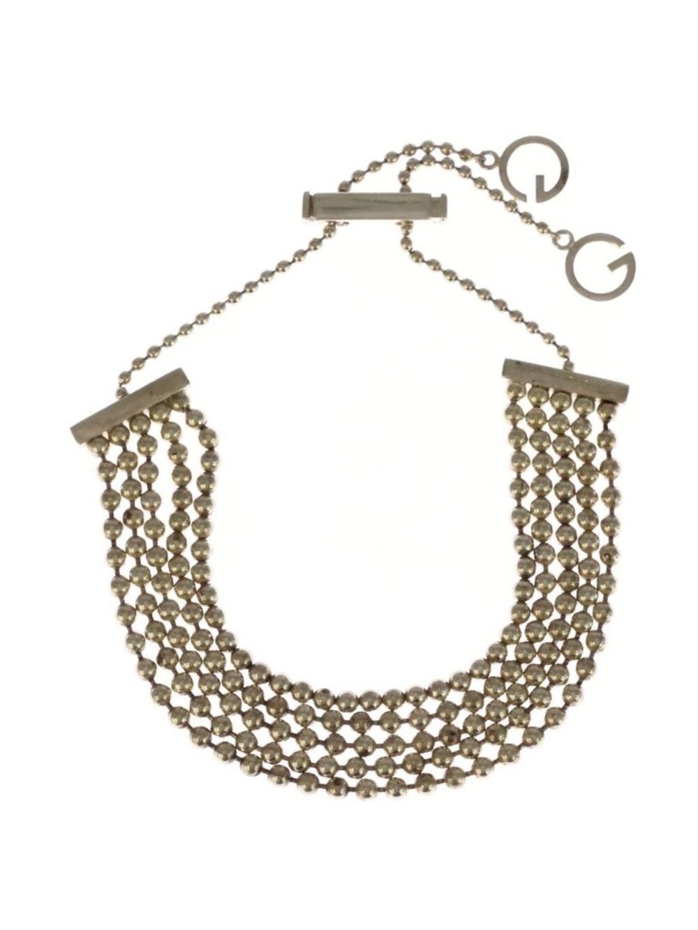 Gucci Ball Chain Bracelet Silver